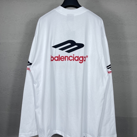 Balenciaga white long-sleeved T-shirt - Picture 2 of 9